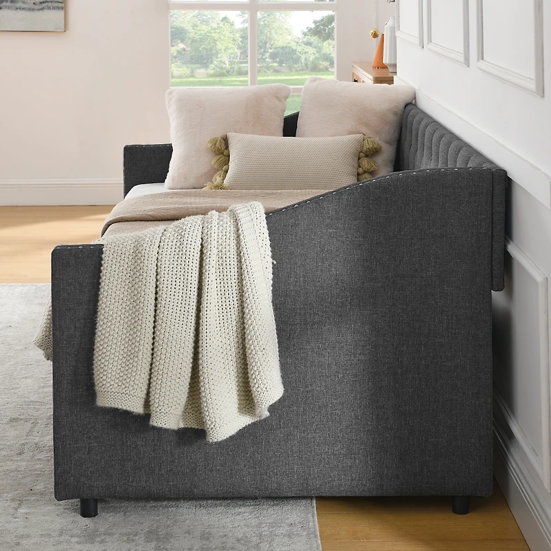 Streamdale Upholstered Twin Size Daybed with Drawers