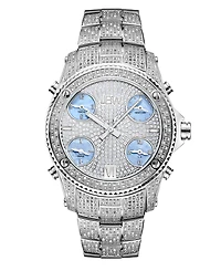 Jbw Men's Jet Setter Diamond (2 ct.t.w.) Stainless Steel Watch