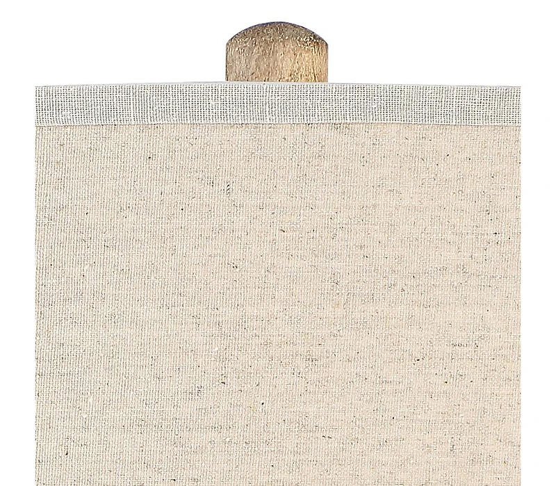 Baluster Traditional Country Cottage Natural Standing Floor Lamp 63.5" Tall Rustic Whitewashed Pickled Wood Oatmeal Linen Fabric Drum Shade Decor
