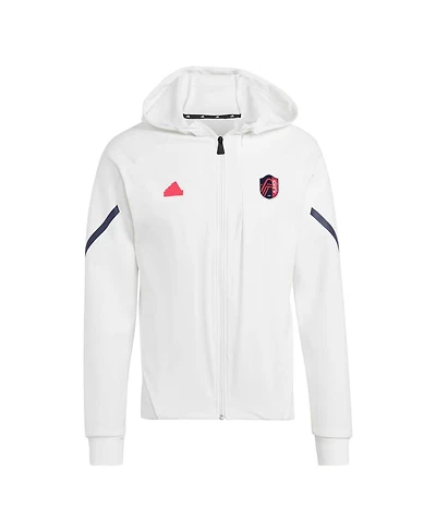 Adidas Men's White St. Louis City Sc 2024 Anthem Travel Full-Zip Jacket