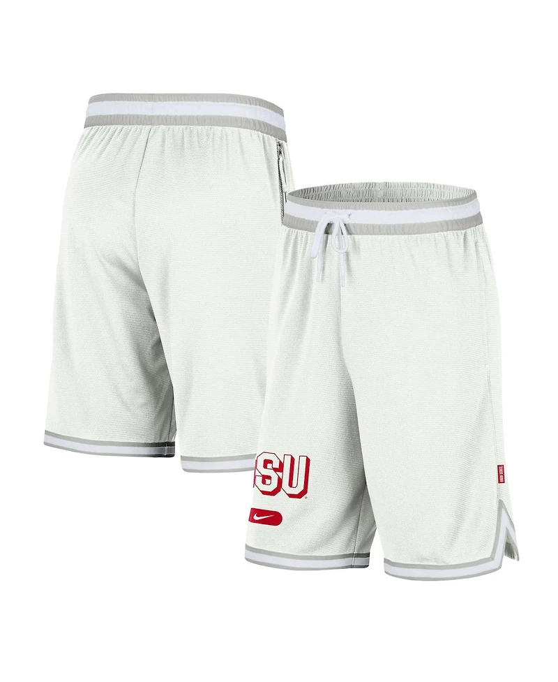 Nike Men's White Ohio State Buckeyes Dna 3.0 Performance Shorts