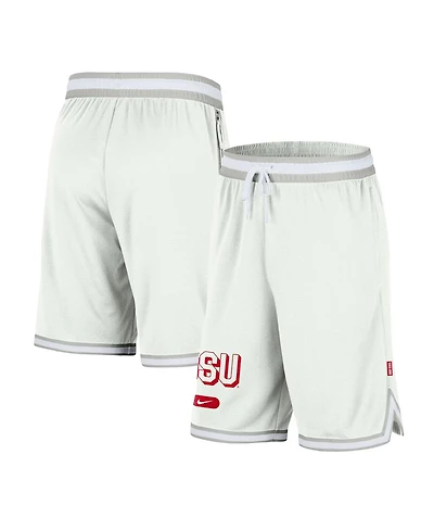 Nike Men's White Ohio State Buckeyes Dna 3.0 Performance Shorts