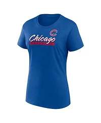 Fanatics Women's Royal/Red Chicago Cubs Risk T-Shirt Combo Pack