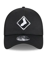 New Era Men's Black Chicago White Sox Batting Practice 39THIRTY Flex Hat