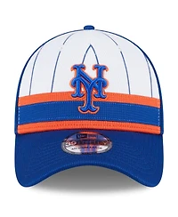 New Era Men's White New York Mets 2024 Batting Practice 39THIRTY Flex Hat