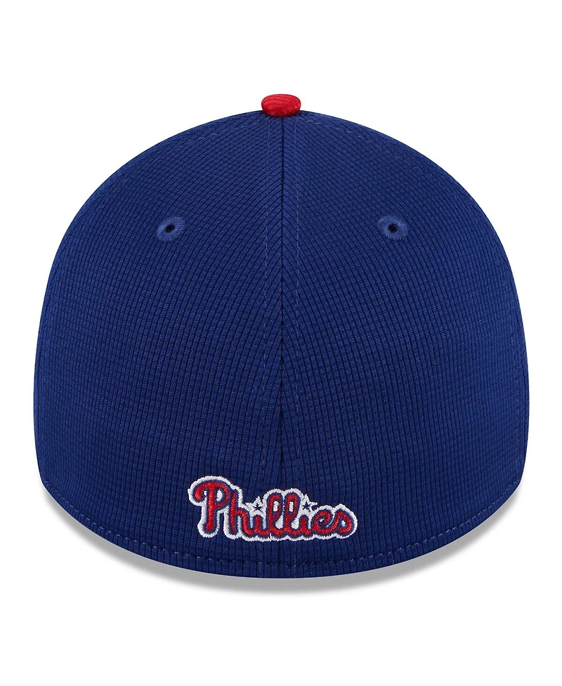 New Era Men's Navy Philadelphia Phillies 2024 Batting Practice 39THIRTY Flex Hat