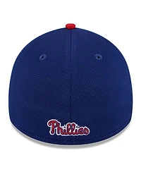New Era Men's Navy Philadelphia Phillies 2024 Batting Practice 39THIRTY Flex Hat