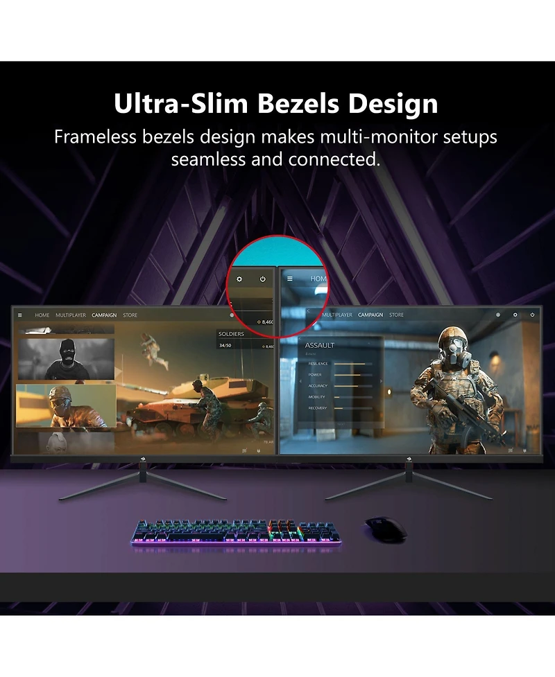 Z-edge UG25I 24.5 inch 1080P Fhd 240Hz 1ms Gaming Monitor