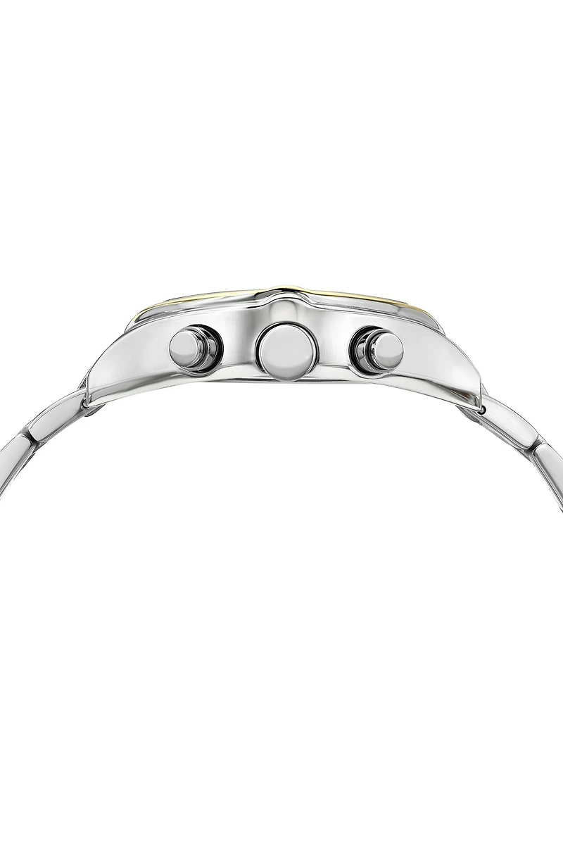 Roman Stainless Steel Two Tone & Blue Men's Watch 1291EROS