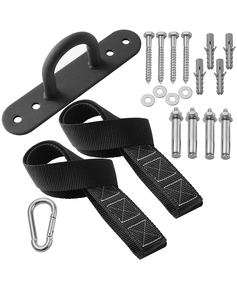 Philosophy Gym 50 Foot Exercise Battle Rope 2 Inch Diameter with Cover and Anchor Kit