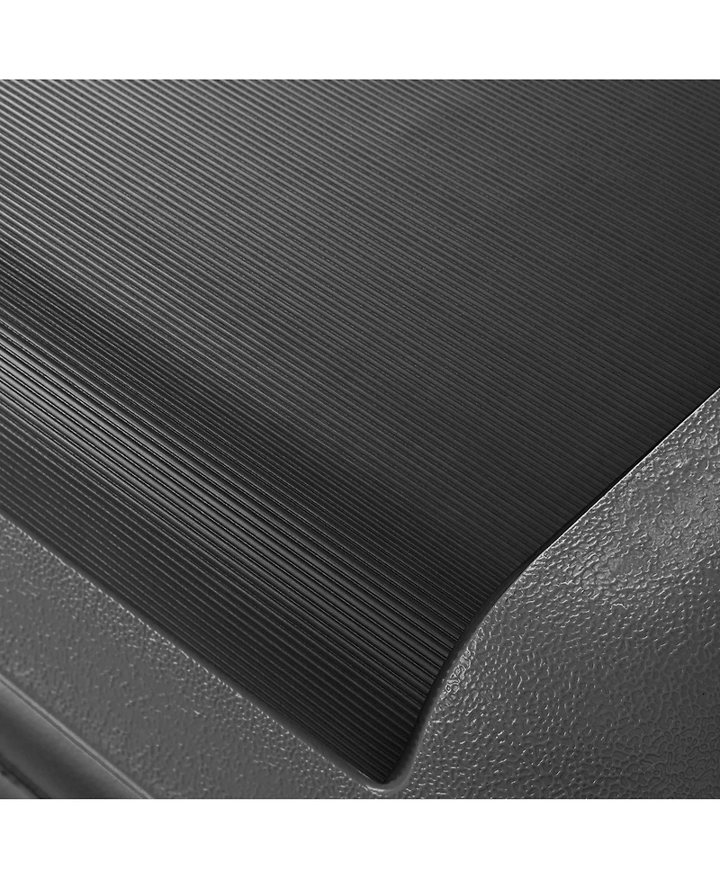 Philosophy Gym Aerobic Exercise Adjustable Step Platform, Health Club Size, with 4 Risers - Gray