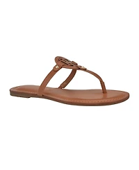 Tommy Hilfiger Women's Litzy Logo T-Strap Flat Sandals