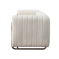 Streamdale Furniture Modern Velvet Sofa