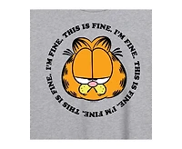 Hybrid Apparel Trendy Juniors Garfield Fine Graphic Oversized Tee
