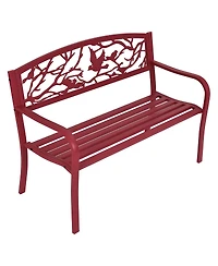 Sugift Patio Garden Bench Park Yard Outdoor Furniture