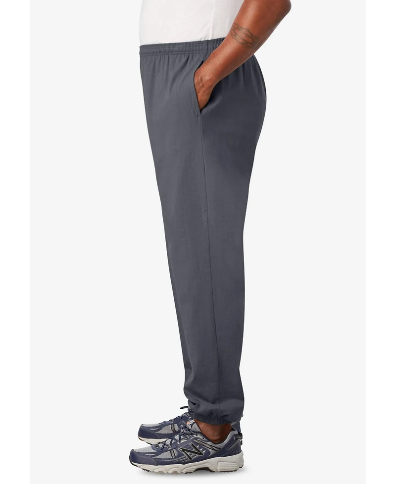 KingSize Big & Tall Lightweight Elastic Cuff Sweatpants