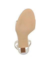 Nine West Women's Neve Bridal Almond Toe Ankle Dress Sandals