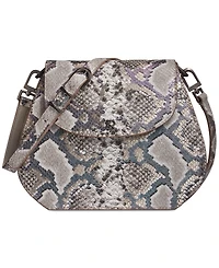 Donna Karan New York Bellerose Python Flap Crossbody