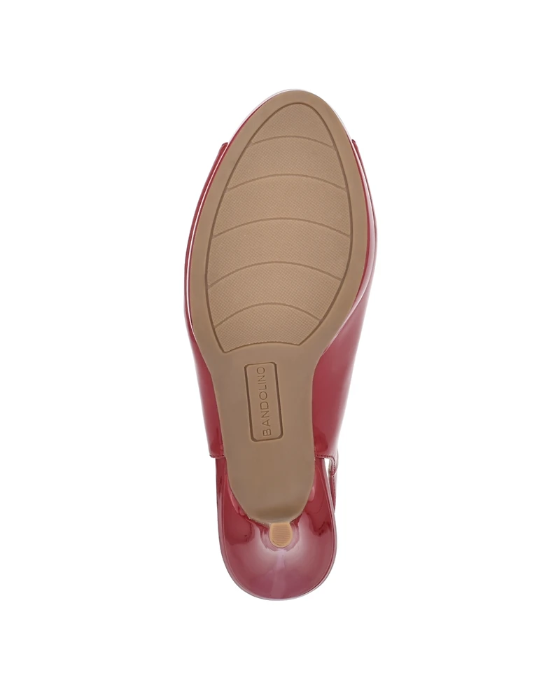 Bandolino Women's Melt Peep Toe Slingback Platform Dress Sandals