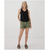 Pact Women's Organic Cotton Featherweight Slub Reversible Tank