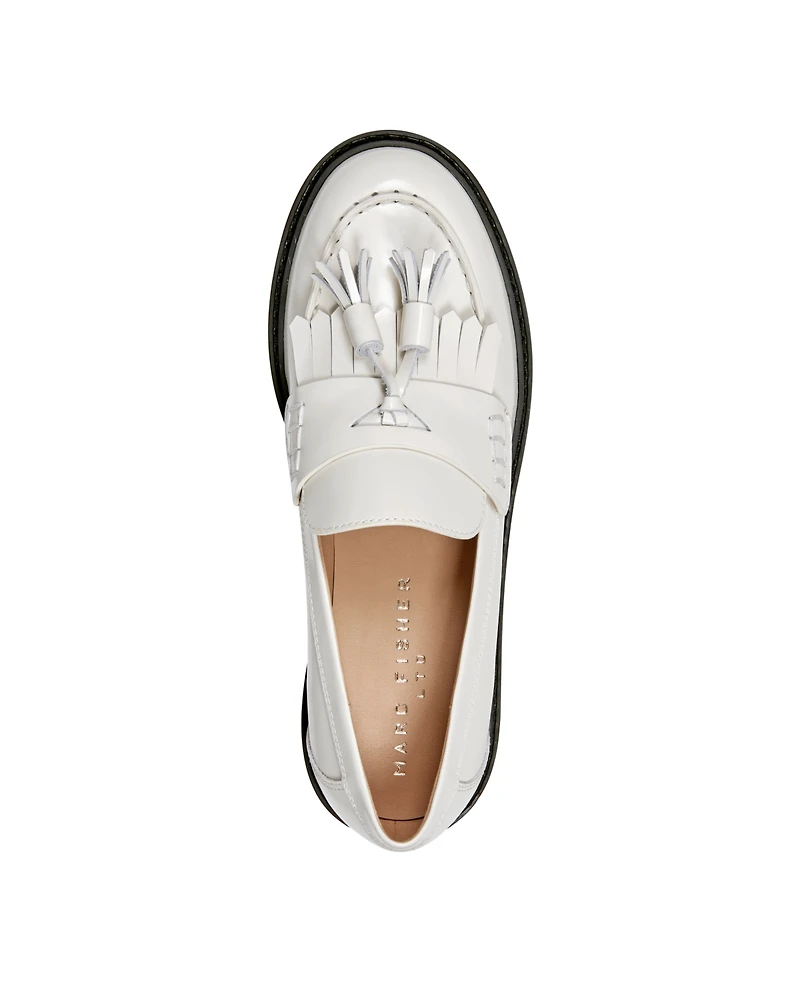 Marc Fisher Ltd Women's Ozzie Slip-On Lug-Sole Casual Loafers