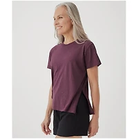 Pact Women's Organic Cotton Featherweight Slub Oversized Tee