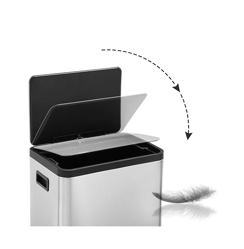 Slickblue 12 Gallon Pedal Garbage Can