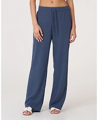 Rebody Active Women's Retreat Waffle Wide Leg Pant 30"