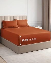 Piece Extra Deep Pocket Microfiber Sheet Set