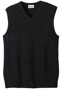 KingSize Men's Big & Tall Shaker Knit V-Neck Sweater Vest