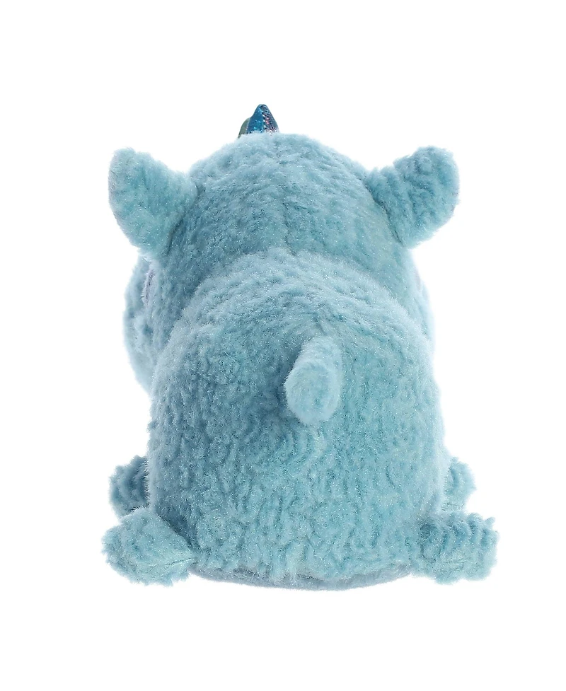 Aurora Medium Rickie Rhino Schnozzles Playful Plush Toy Blue 11"