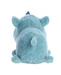 Aurora Medium Rickie Rhino Schnozzles Playful Plush Toy Blue 11"