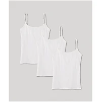 Pact Women's Organic Cotton Everyday Shelf Bra Camisole 3-Pack