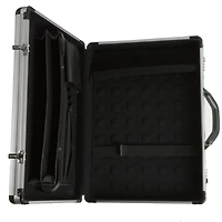 Alpine Swiss Executive Aluminum Briefcase Padded Laptop Briefcase For Men Hard Shell Attache Case Combo Lock Business Case