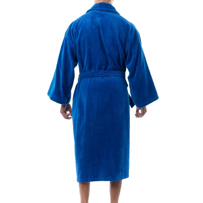 Alpine Swiss Pure Cotton Men Terry Cloth Bathrobe Super Absorbent Hotel Spa Robe