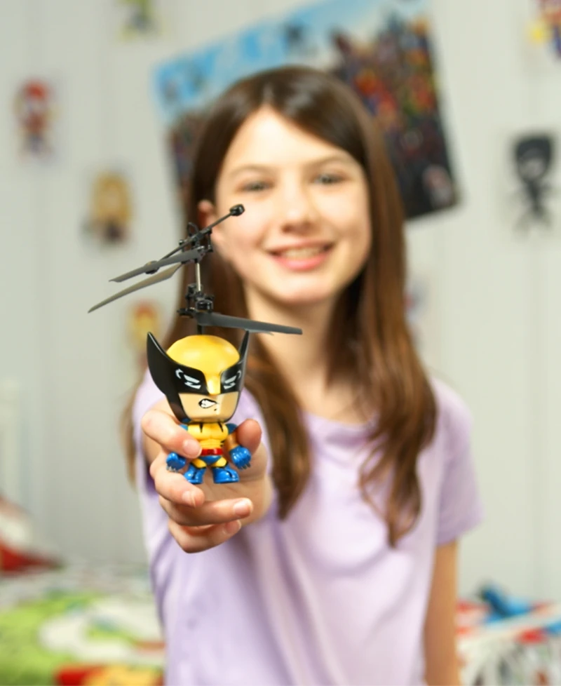 World Tech Toys Marvel 3.5 Inch Wolverine Flying Figure Ir Helicopter