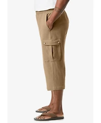 KingSize Big & Tall Gauze Cargo Judo Shorts