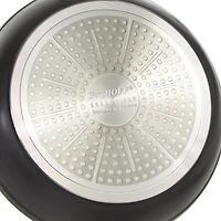 BergHOFF Essentials Non-stick Hard Anodized 10" Stockpot 5.3qt. With Glass Lid, Black
