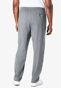 KingSize Big & Tall Lightweight Jersey Open Bottom Sweatpants