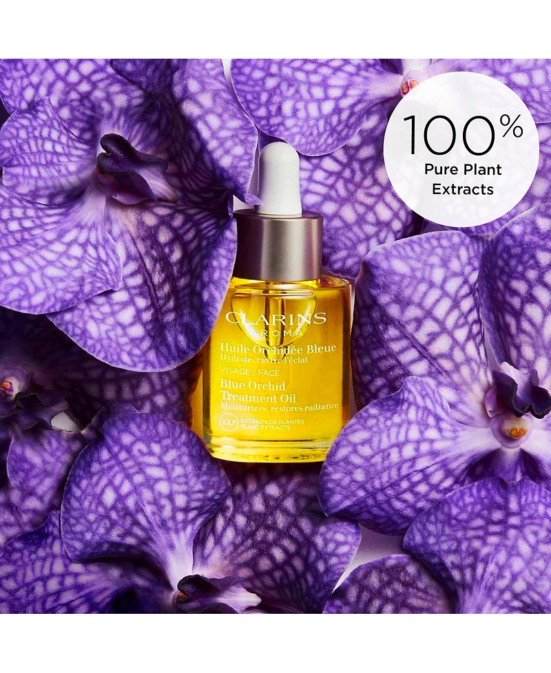 Clarins Blue Orchid Radiance & Hydrating Face Treatment Oil