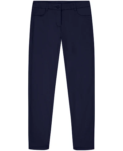 Nautica Big Girls Uniform 5 Pocket Stretch Sateen Skinny Pants