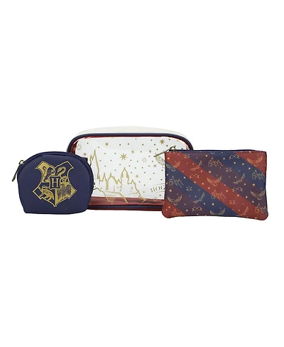 Harry Potter Hogwarts Travel Cosmetic Bags - Set of 3