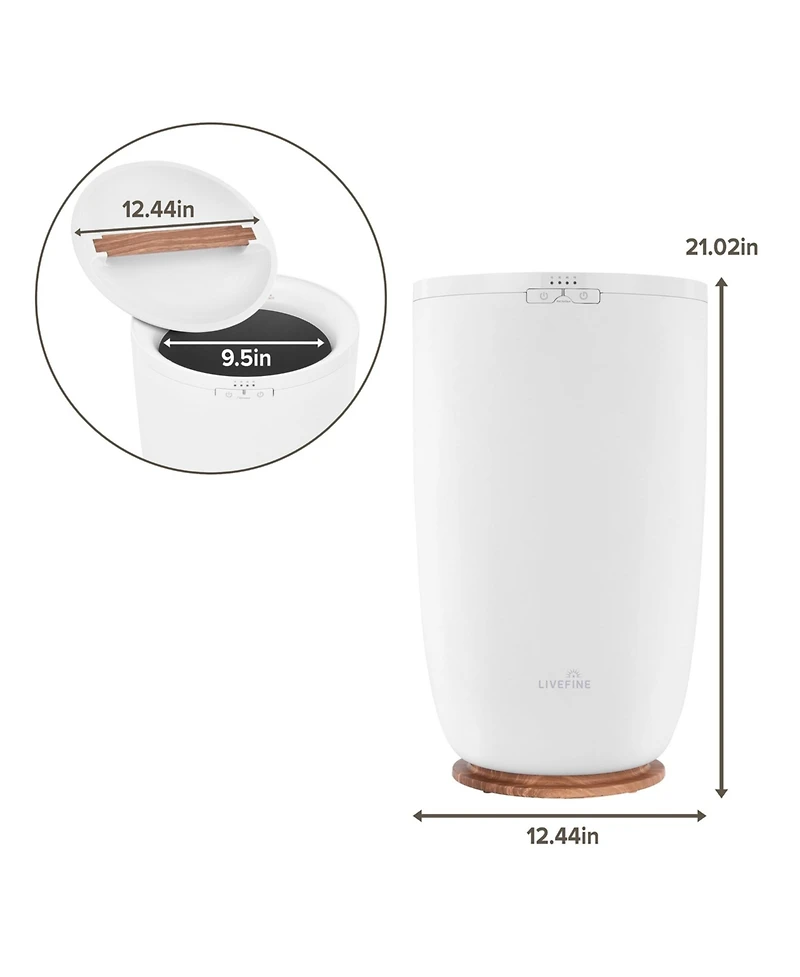 LiveFine Towel Warmer, Large Towel Warmer, Fits Two 40” x 70” Towels