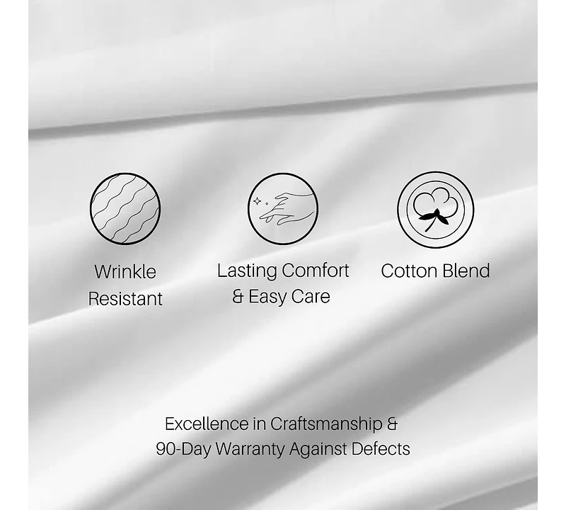 Royal Tradition Easy Care Sheet Set - Solid 650 Thread Count