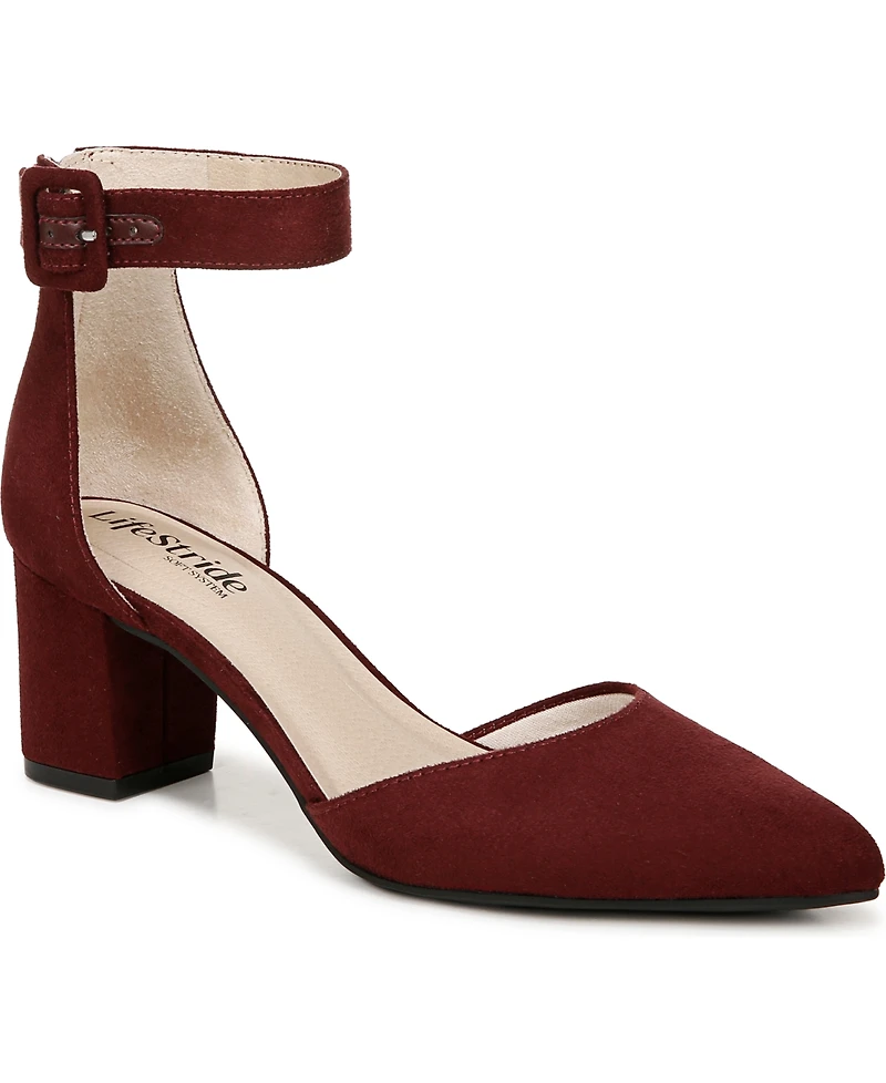 LifeStride Women's Admire Ankle Strap Dress Pumps