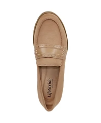 LifeStride Women's London Lug Sole Penny Loafers