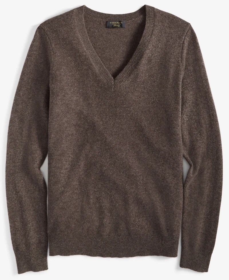 Charter Club 100% Cashmere Women's V-Neck Long-Sleeve Sweater, Macy's Exclusive