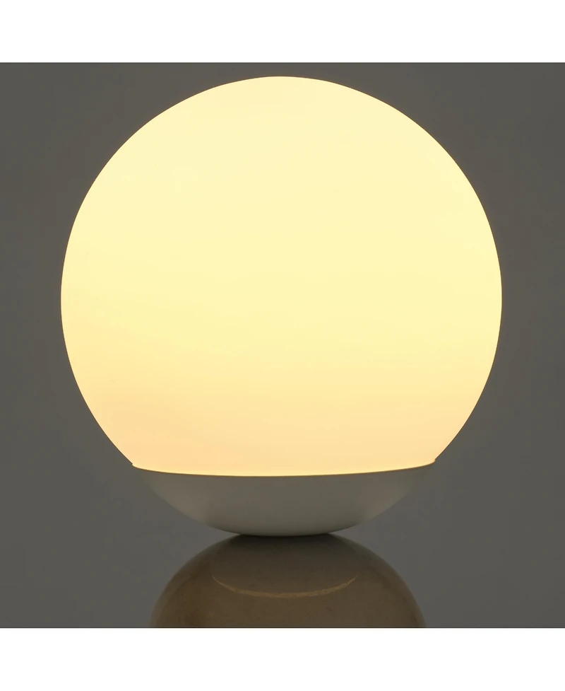 Mila 10" Dimmable Led Table Lamp with Marble Base
