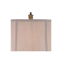 Barnes and Ivy Dubois Traditional Table Lamp 37 1/4" Tall Antique Gold Mist Gray Crystal Beading Drum Shade for Bedroom Living Room Bedside Night