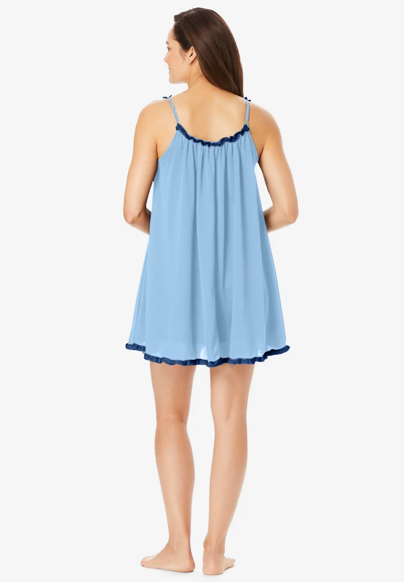 Amoureuse Plus Babydoll Ruffle Gown
